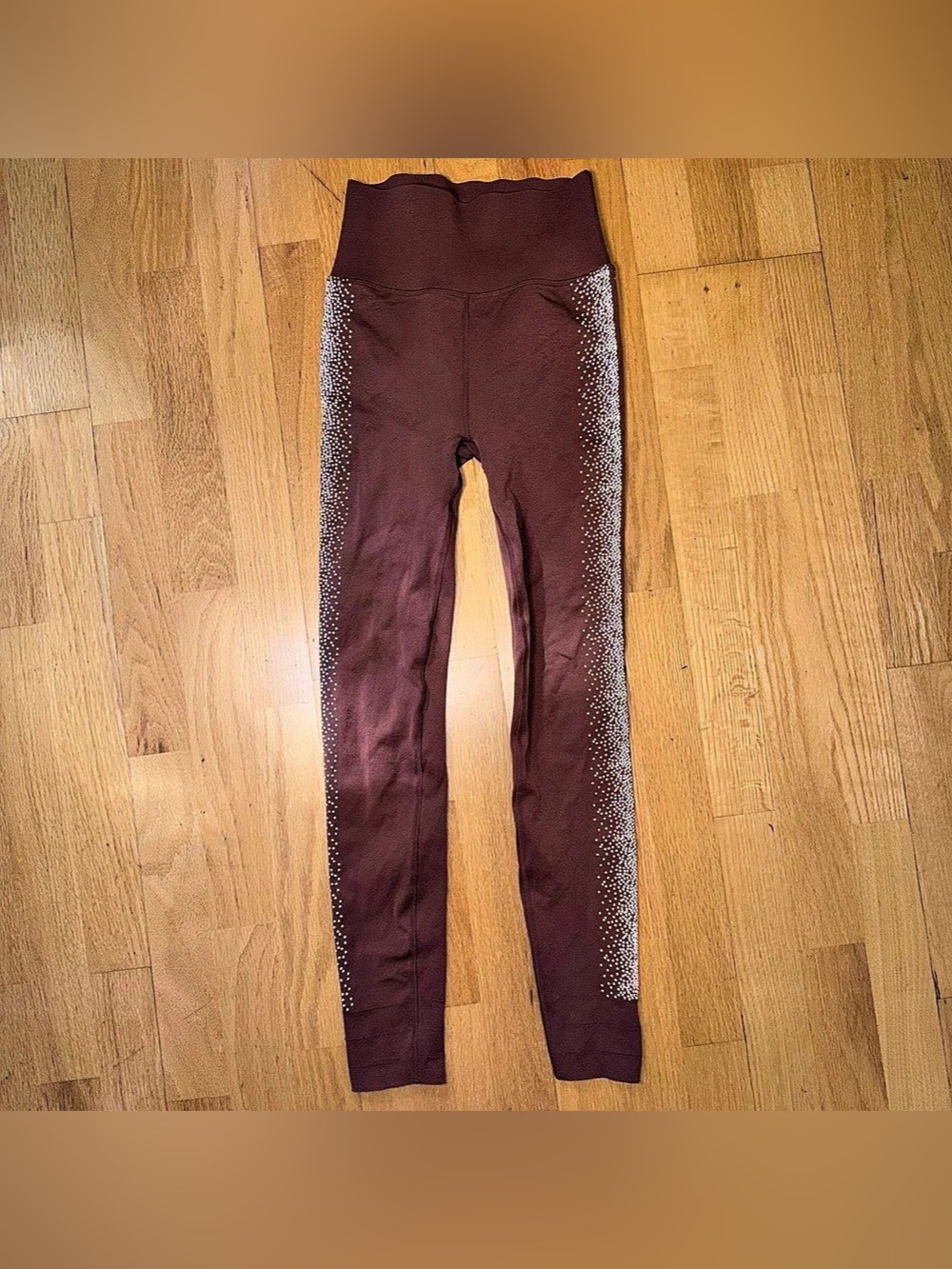 Fabletics High-Waisted SculptKnit Reflective Legging Chestnut Brown M